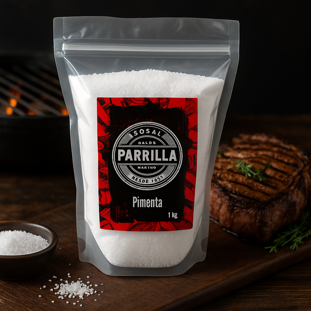 Sal de Parrilla Original Sosal Cimsal Marinho Para Churrasco Gourmet